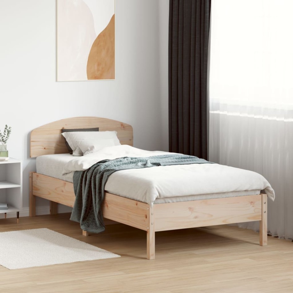 Cabecero de madera maciza de pino 90