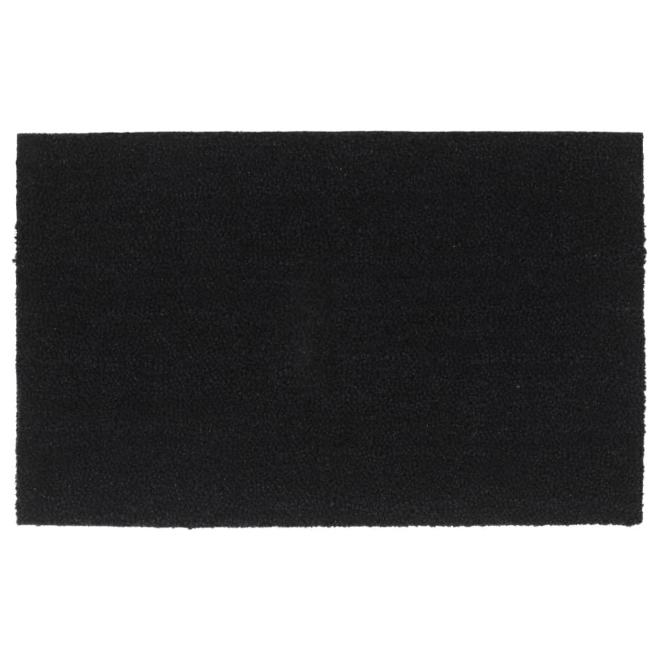 Felpudo de fibra de coco negro 50x80