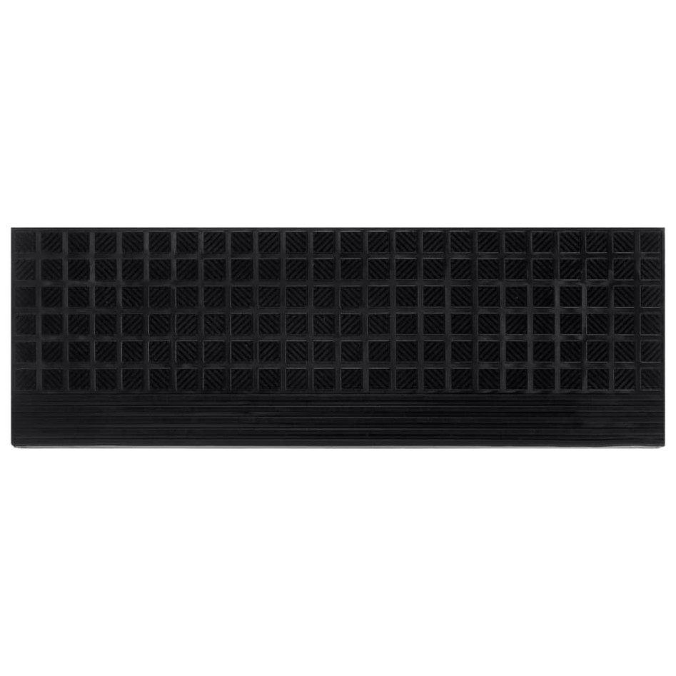 Alfombrillas de escalera de goma 10 uds goma 25x75