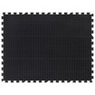 Baldosa de suelo de goma negro 12 mm 90x120 cm