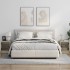 Mesitas noche con puertas vidrio 2 uds roble Sonoma 35x37x42