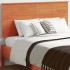 Cabecero de cama madera maciza de pino marrón cera 135