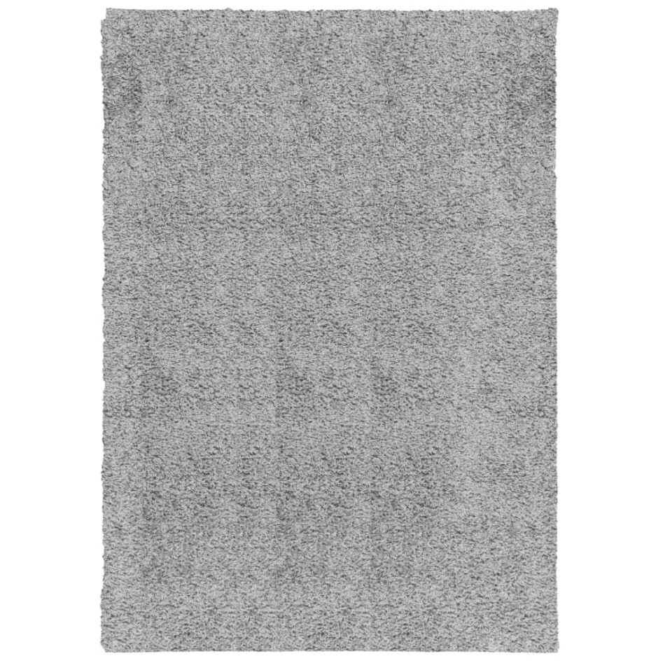 Alfombra peluda de pelo largo moderna PAMPLONA gris 120x170