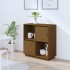 Aparador de madera maciza de pino marrón miel 74x35x80