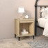 Mesitas de noche 2 unidades roble Sonoma 40x35x50