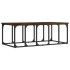 Mesa de centro madera ingeniería roble ahumado 100x50x35,5