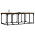 Mesa de centro madera ingeniería roble ahumado 100x50x35,5