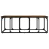 Mesa de centro madera ingeniería roble ahumado 100x50x35,5