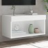 Mueble para TV con luces LED blanco 60x30x30