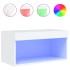 Mueble para TV con luces LED blanco 60x30x30