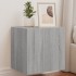 Mueble de TV de pared con luces LED gris Sonoma 40,5x35x40