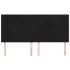 Cabeceros 4 unidades de terciopelo negro 100x5x78/88