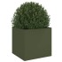 Jardinera acero verde oliva 49x47x46