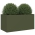 Jardinera acero verde oliva 62x30x29