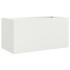 Jardinera acero blanco 62x30x29