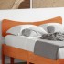 Cabecero de cama madera maciza de pino marrón cera 135