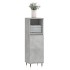 Armario de baño madera contrachapada gris hormigón 30x30x100