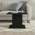 Mesa de centro madera de ingeniería negro 55,5x55,5x40