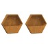 Jardineras de pared 2 uds acero corten oxidado 46x10x40