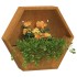 Jardineras de pared 2 uds acero corten oxidado 46x10x40