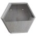 Jardineras de pared 2 uds acero corten oxidado 46x10x40