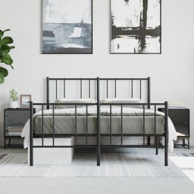 Mesitas de noche con puertas de vidrio 2 uds negro 35x37x50