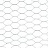 Alambrada de gallinero acero revestimiento PVC verde 25x1,5