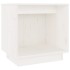 Mesita de noche de madera maciza de pino blanco 40x30x40