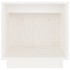Mesita de noche de madera maciza de pino blanco 40x30x40