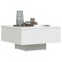 Mesa de centro madera contrachapada blanco 60x60x31,5