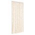 Cortina antimoscas chenilla beige y blanco 56x200