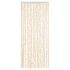 Cortina antimoscas chenilla beige y blanco 56x200