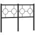 Cabecero de metal negro 120