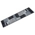 Alfombra de cocina lavable terciopelo vino gris 60x300