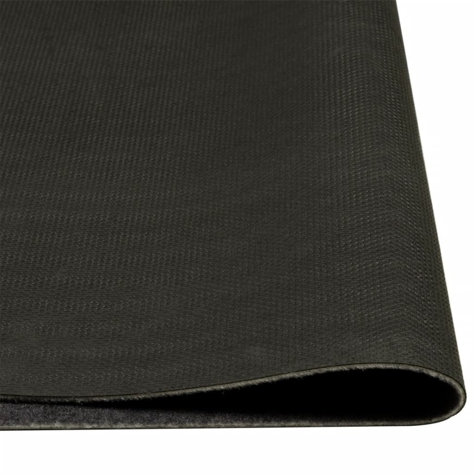 Alfombra de cocina lavable terciopelo vino gris 60x300