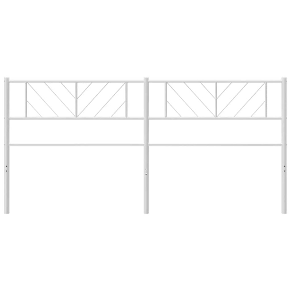 Cabecero de metal blanco 193