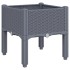 Jardinera con patas PP azul gris 40x40x42
