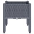 Jardinera con patas PP azul gris 40x40x42