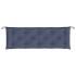 Cojín para banco de jardín tela Oxford azul marino 150x50x7