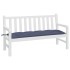 Cojín para banco de jardín tela Oxford azul marino 150x50x7