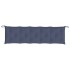 Cojín para banco de jardín tela Oxford azul marino 180x50x7