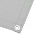 Pantalla de balcón 100% poliéster Oxford gris claro 120x600