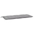 Cojines de banco de jardín 2 uds tela Oxford gris 120x50x7