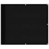 Pantalla de balcón 100% poliéster Oxford negro 90x1000