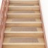 Alfombrillas autoadhesivas escaleras 15 uds marrón 76x20