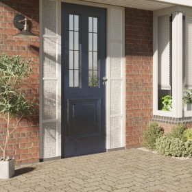 Láminas de ventana esmerilada 4 uds PVC patrón de