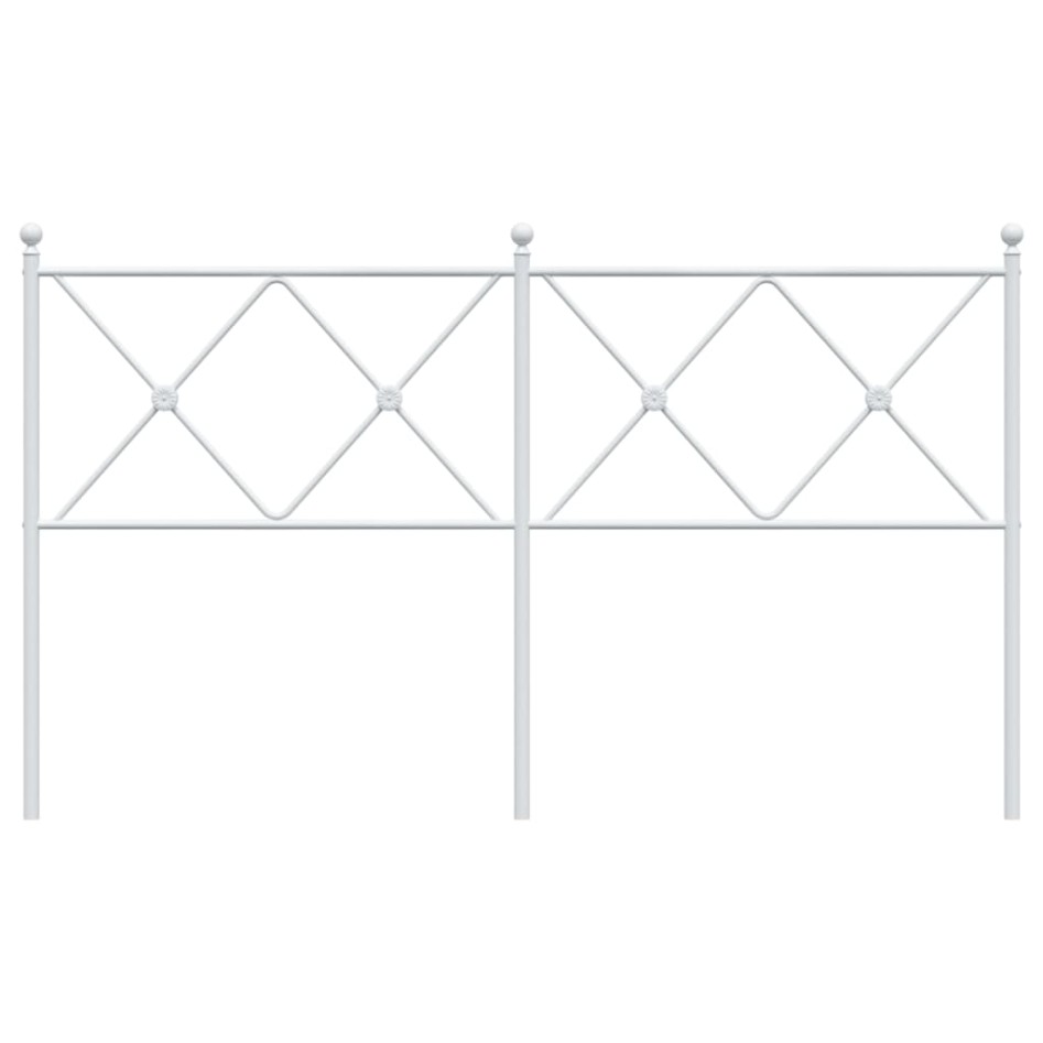 Cabecero de metal blanco 150