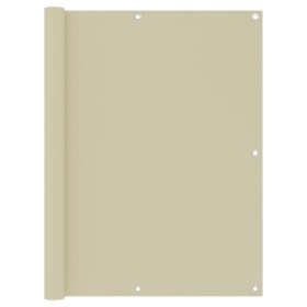 Toldo para balcón tela oxford crema 120x500