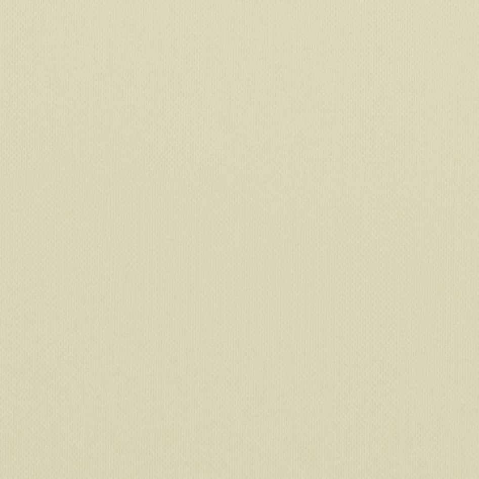 Toldo para balcón tela oxford crema 120x500