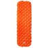 Colchón inflable de camping para 1 persona naranja 190x58x6